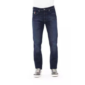 Baldinini Trend Slim Fit Cotton Jeans Men Blue Bottoms